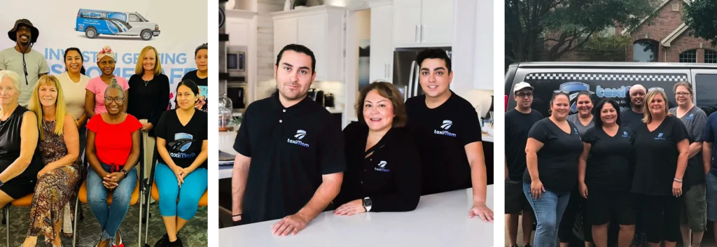 Taxi Mom headquarters and operations team members